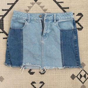 PacSun Two Tone Mini Skirt
